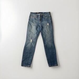 Simply Vera Vera Wang Denim 2 Ankle Mid Rise 1% Spandex